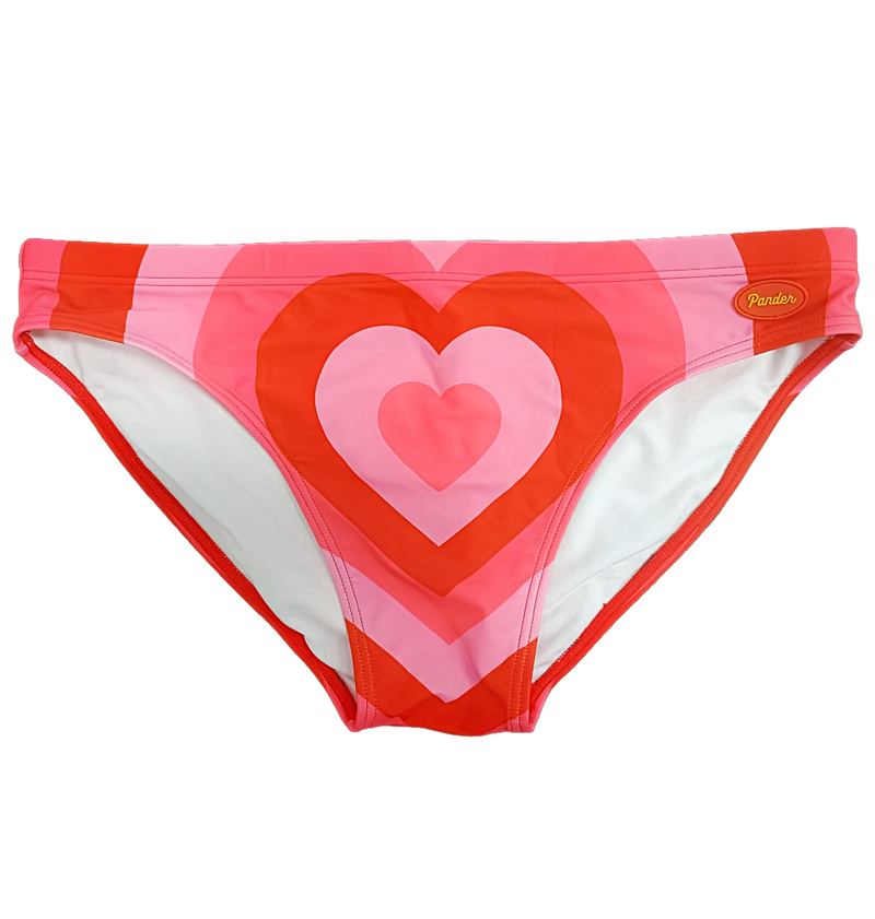 Radial Heart Swim Briefs