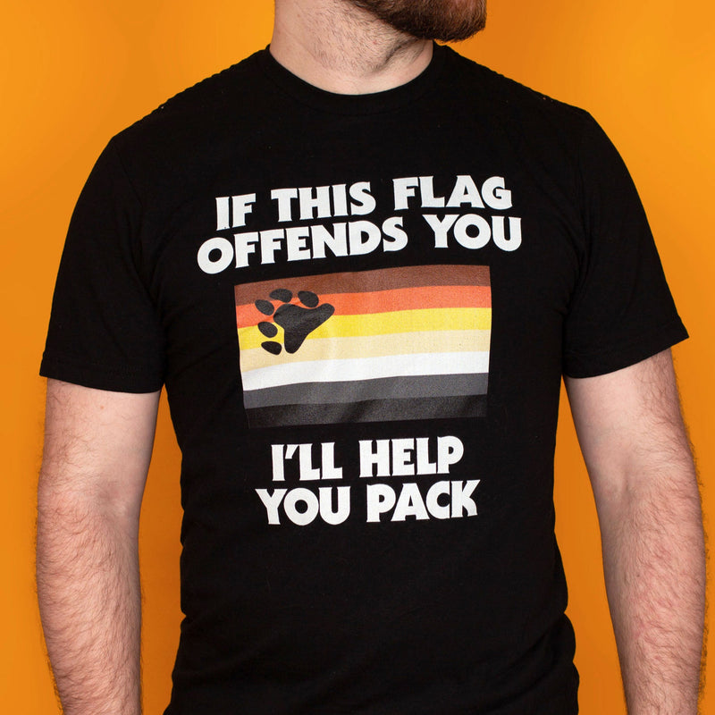If this Bear Flag Offends You T-Shirt - Small (Sample Sale)