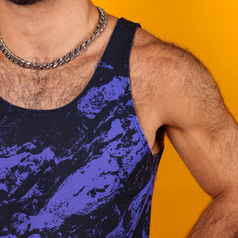 Purple Marble Gym Tank