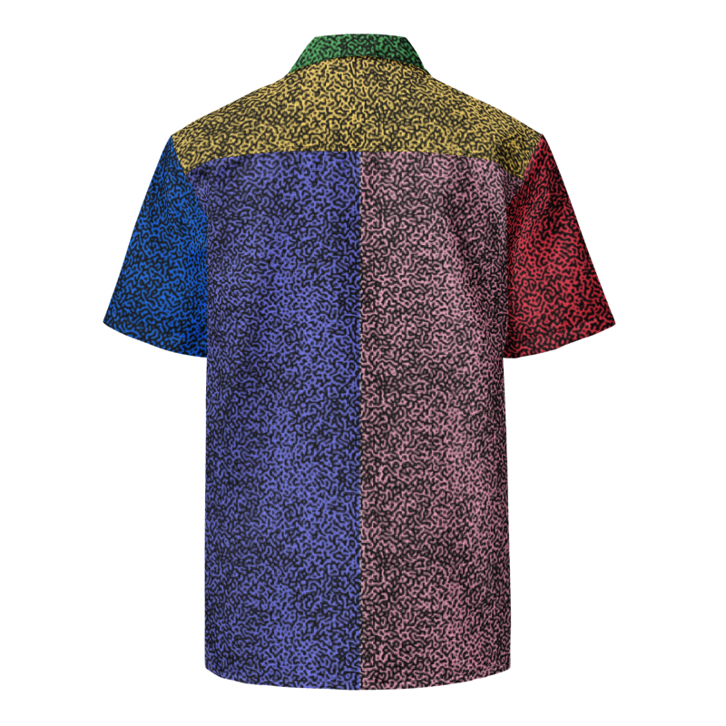 Color Block Turing Hawaiian Shirt