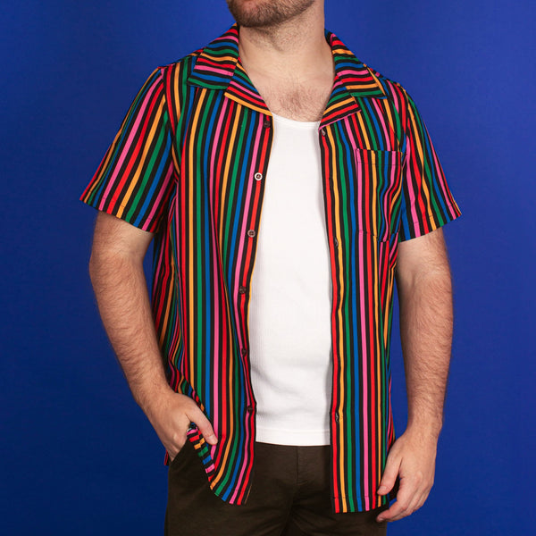 Candy Stripes Button-Up Shirt