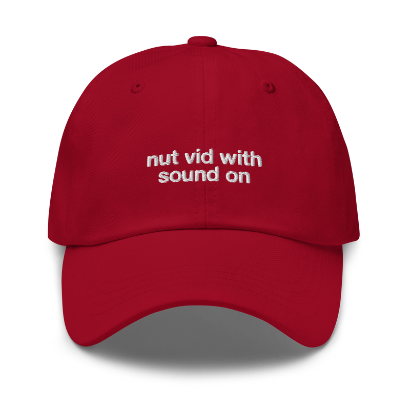 Nut Vid with Sound On Hat