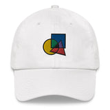 Overlapping Colors Geometric Shape Hat