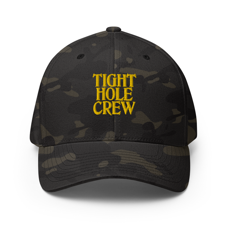 Tight Hole Crew Embroidered Hat with Flex-Fit®