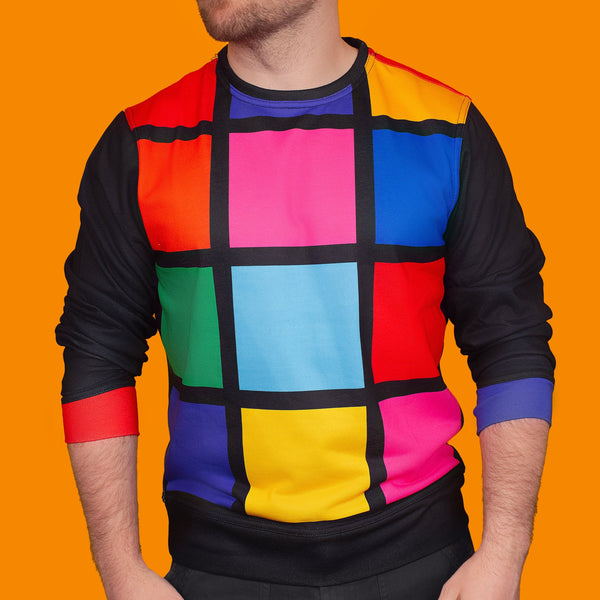 Color Block Sweatshirt - Small (Sample Sale)