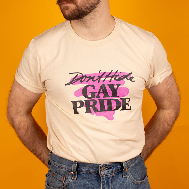 Retro Gay Pride Don't Hide Gay Pride T-Shirt