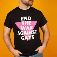 Retro Gay Pride End The War Against Gays T-Shirt