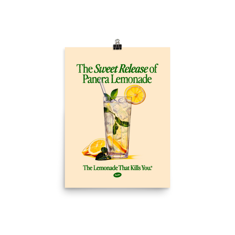 Panera Lemonade Art Print