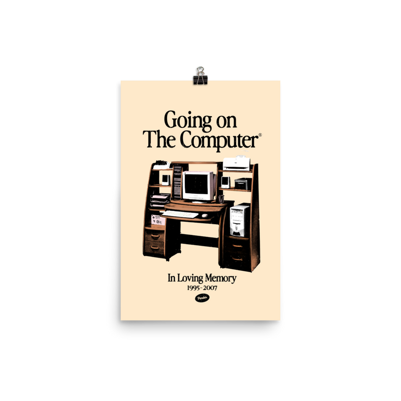 Going on the Computer® Art Print