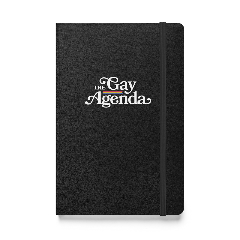 The Gay Agenda Hardcover Bound Notebook