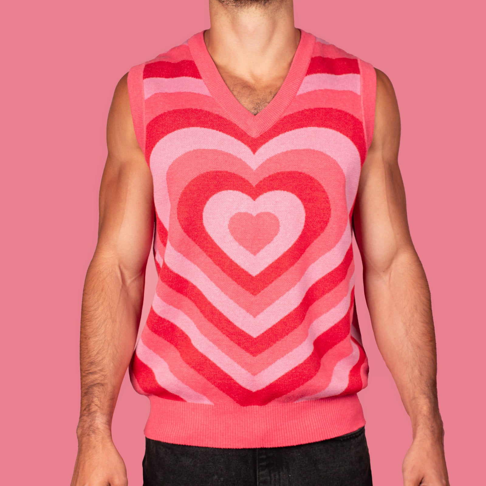 新品 25,300円 VIVA HEART 防風 ニット ベスト 40 heart-knit-vest1_1600x.jpg?v=