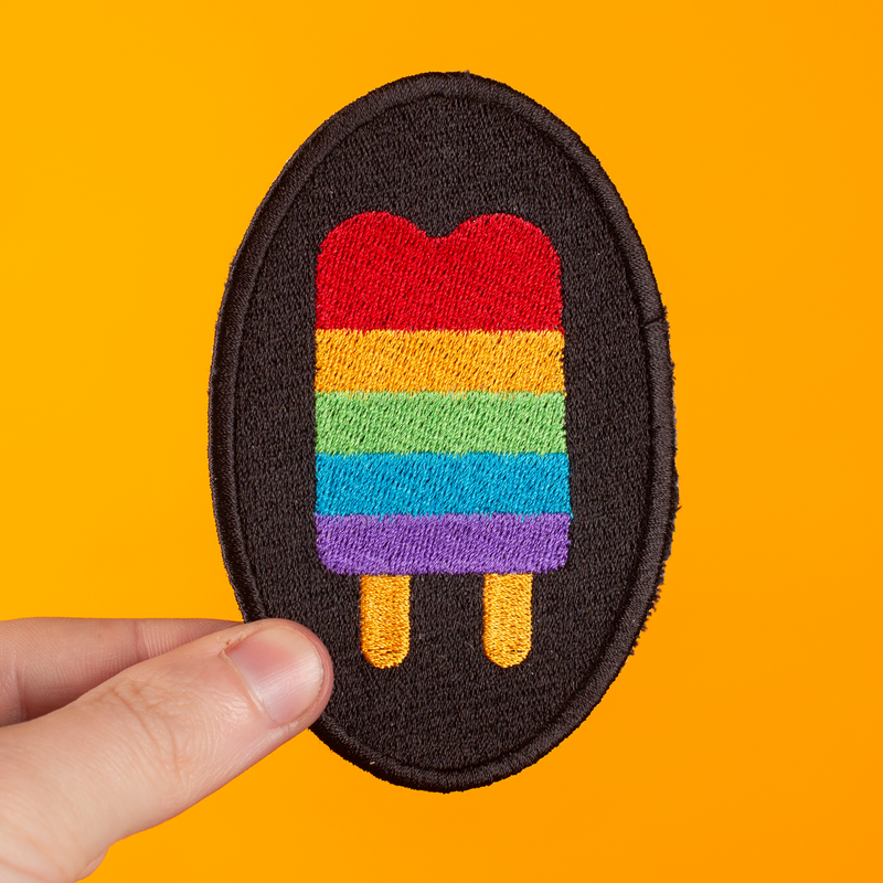 Gay Popsicle Embroidered Patch