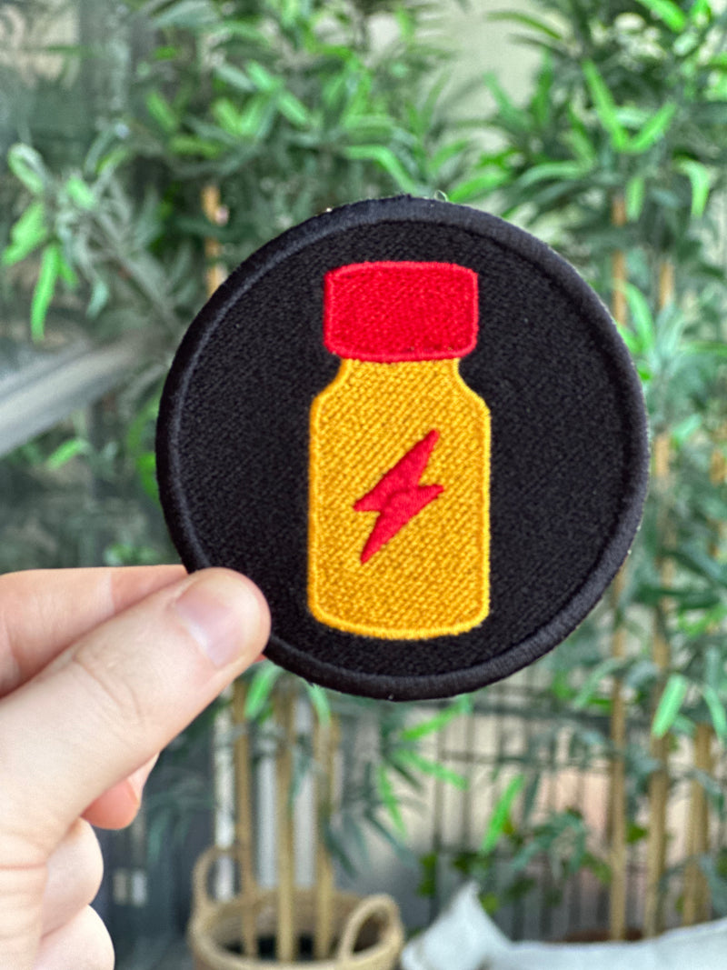 Poppers Embroidered Patch
