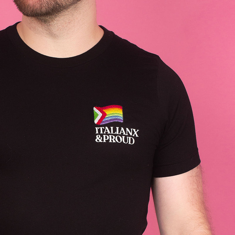 Italianx & Proud Embroidered T-Shirt