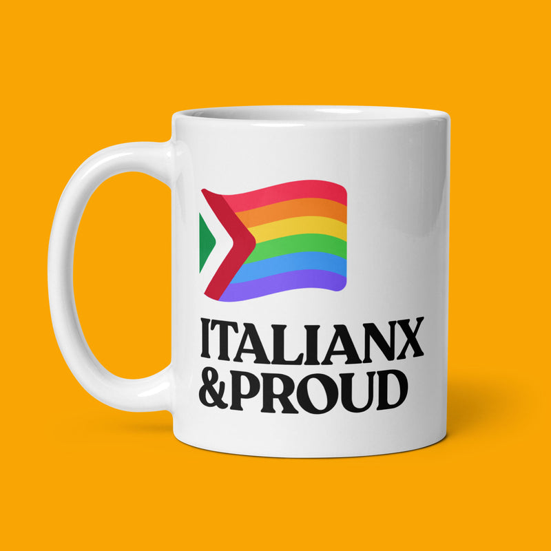italianx and proud coffee mug