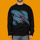 Black Jazz Cup Knit Sweater