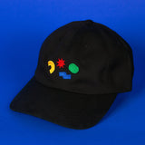 geometric 80's memphis colorful hat