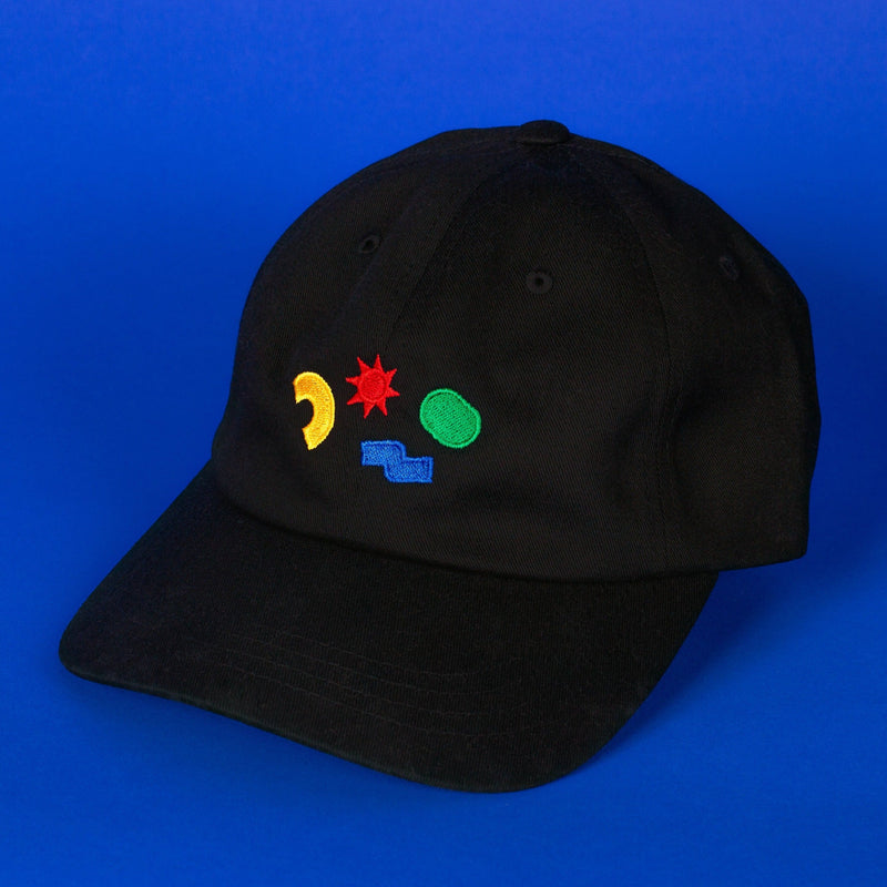 geometric 80's memphis colorful hat
