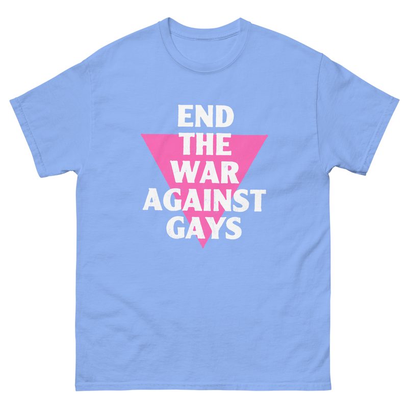 Retro Gay Pride End The War Against Gays T-Shirt