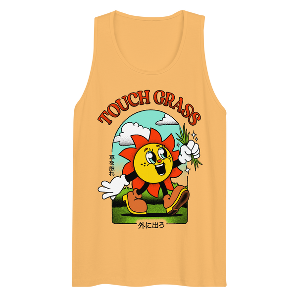 Touch Grass Vintage Style Tank