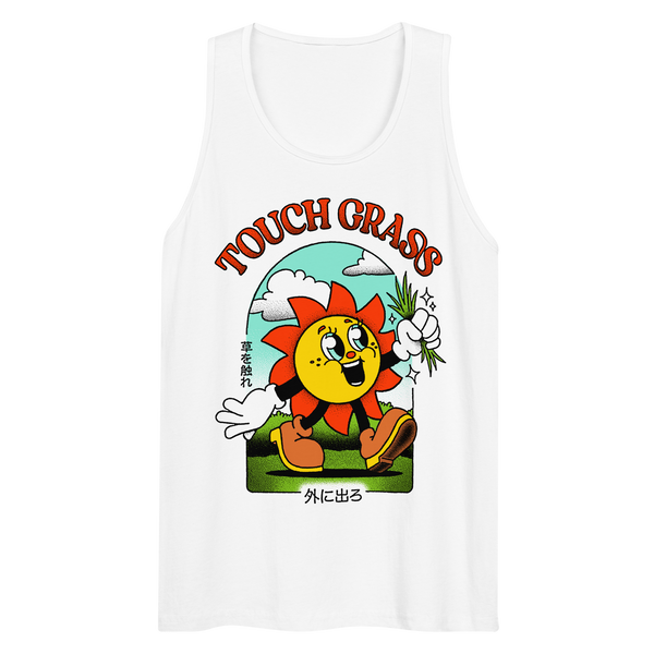 Touch Grass Vintage Style Tank