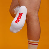 Mustard & Red Striped Socks