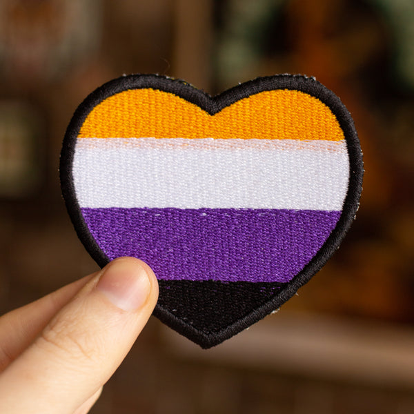 Nonbinary Embroidered Patch