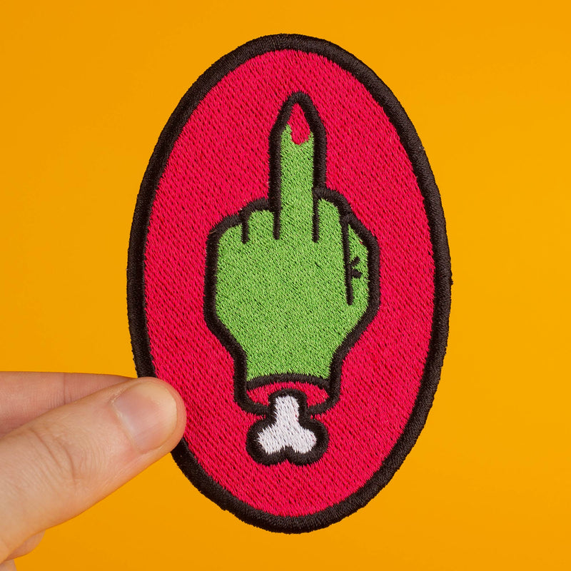 Zombie Manicure Embroidered Patch