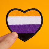 Nonbinary Embroidered Patch