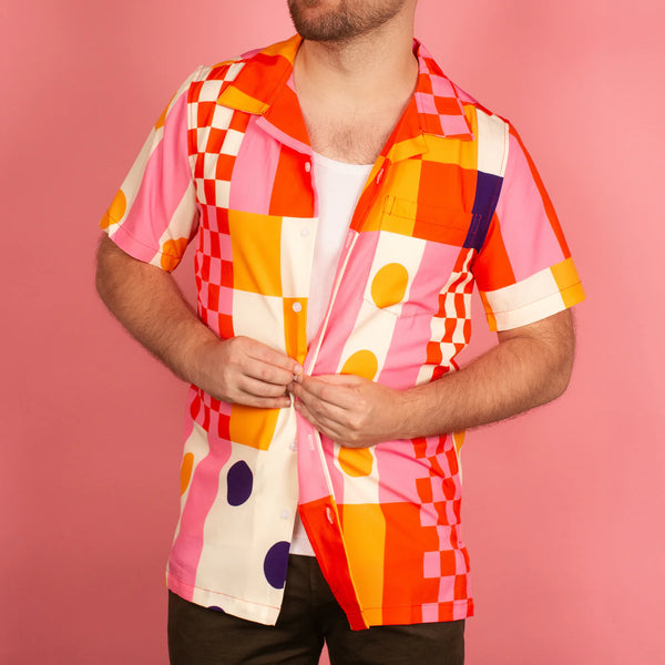 Patchwork Hawaiian Shirt - Medium (Sample Sale)