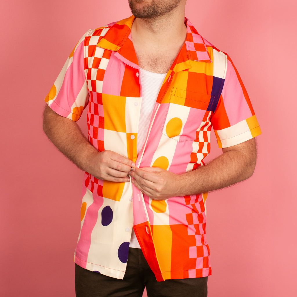 Patchwork Hawaiian Shirt