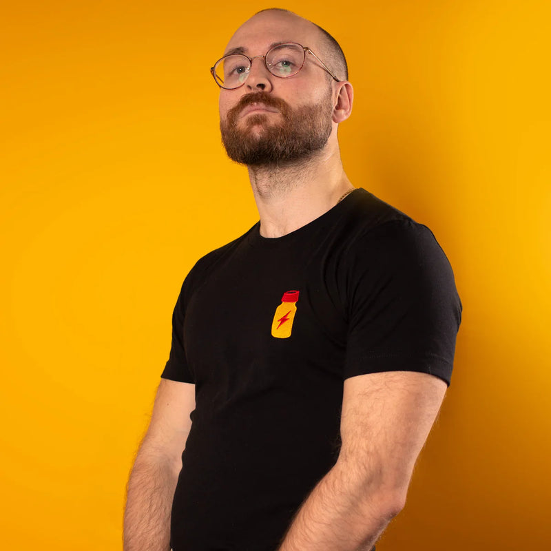 Rush Poppers Embroidered T-Shirt - Small (Sample Sale)