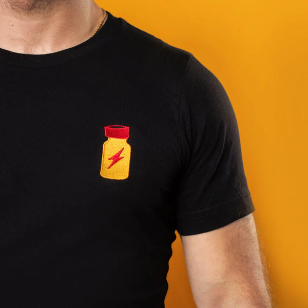 Rush Poppers Embroidered T-Shirt - Small (Sample Sale)