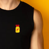 Poppers Embroidered Muscle Tank (Sample Sale) - XL