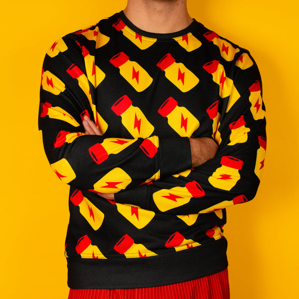 Poppers Pattern Sweatshirt