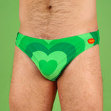 Radial Heart Swim Brief - Buttercup