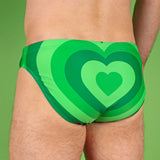 Radial Heart Swim Brief - Buttercup