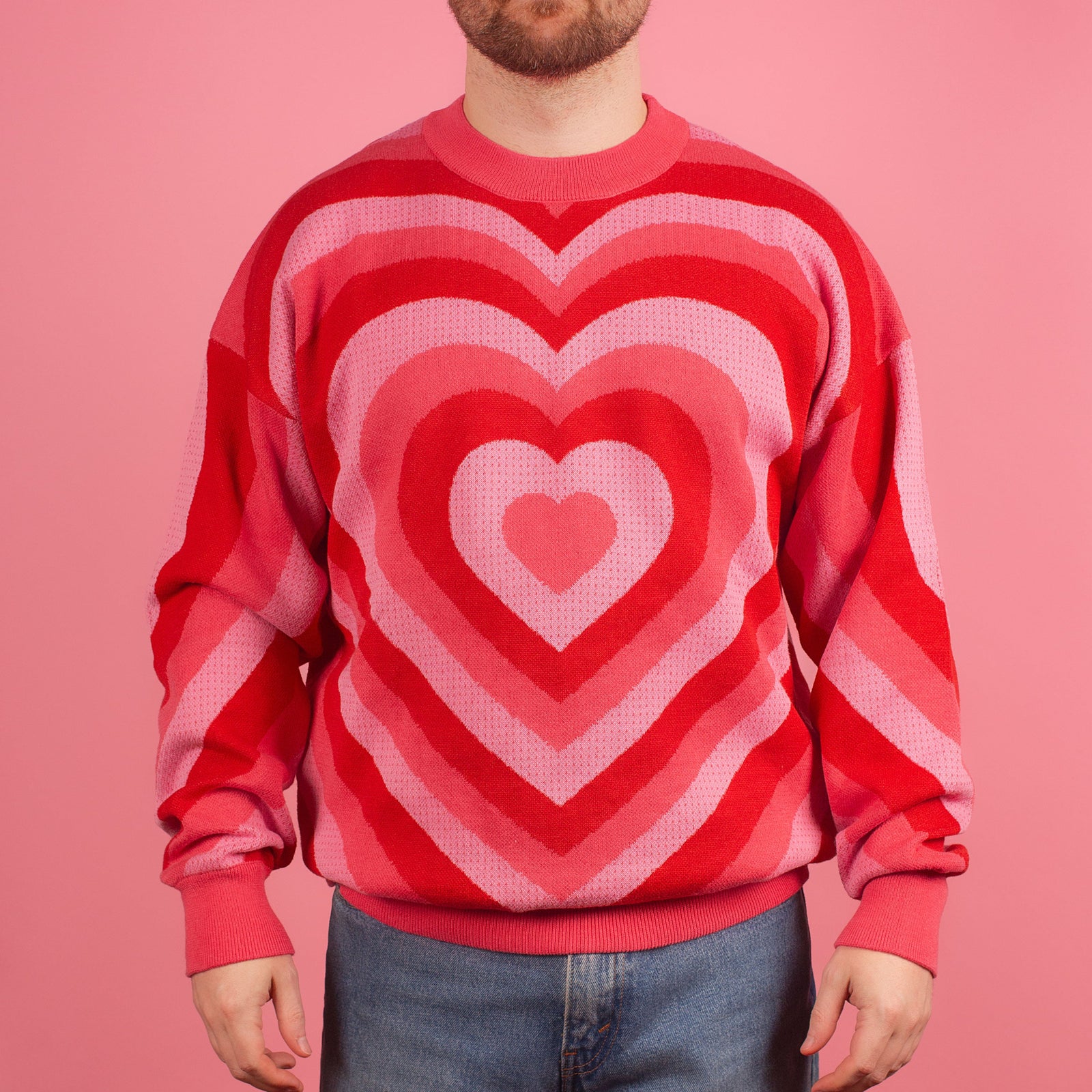 *p(R)ojectR® Heart P knit Lサイズ powerpuffheart-