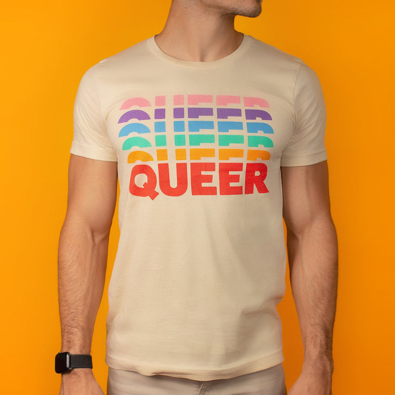 rainbow queer t-shirt