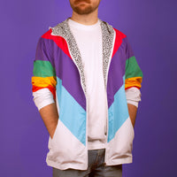 80's Rainbow Windbreaker