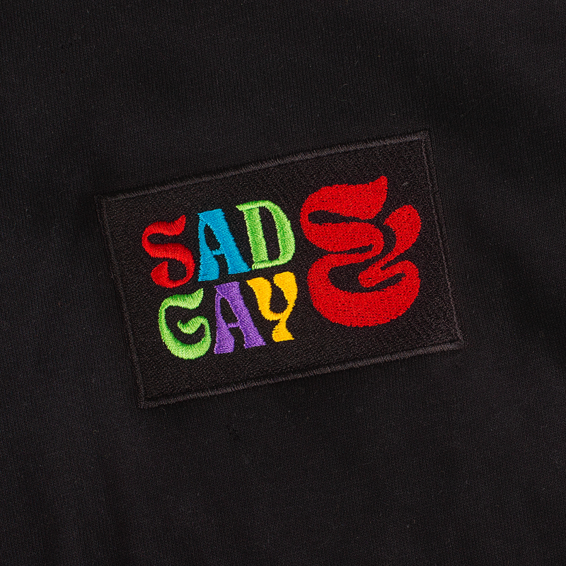 Sad & Gay Embroidered Muscle Shirt