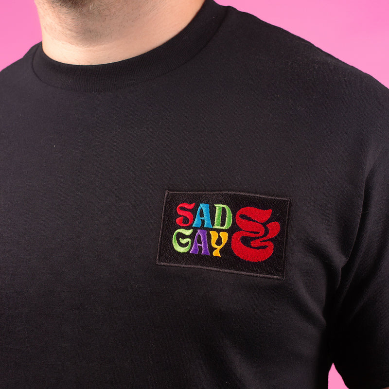 Sad & Gay Embroidered T-Shirt