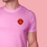 Magical Girl Cosmic Heart Compact Embroidered T-Shirt