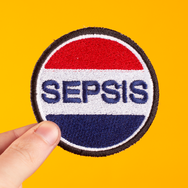 Sepsis Embroidered Patch
