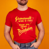 Retro Gay Pride Stonewall Was a Riot T-Shirt
