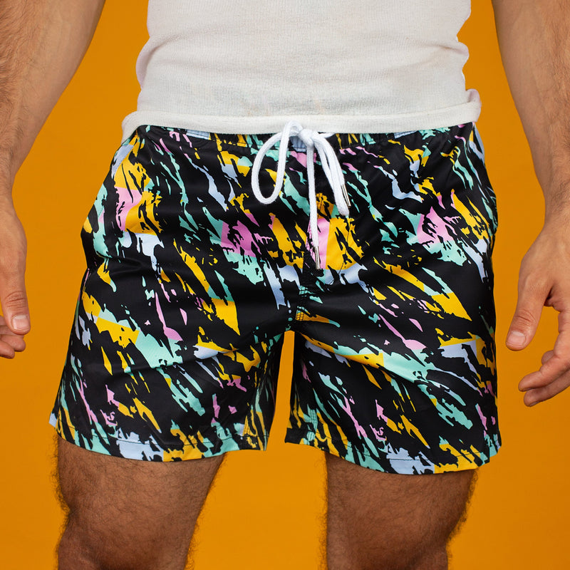 Tacky 80's Swim Trunks