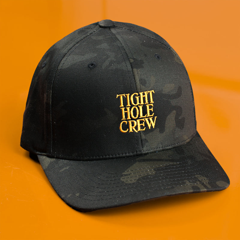 Tight Hole Crew Embroidered Hat with Flex-Fit®