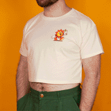 Touch Grass Front & Back Crop Top