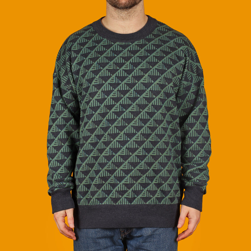 Triangle Pattern Knit Sweater