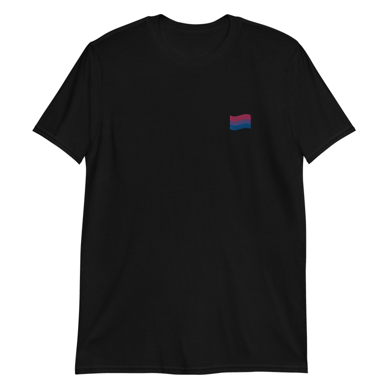 Bisexual Flag Embroidered T-Shirt